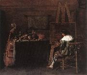 POT, Hendrick Gerritsz The Painter in his Studio sg china oil painting artist